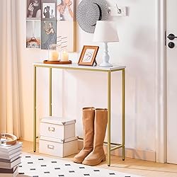 HOOBRO Narrow Console Table, 29.5" Small Entryway