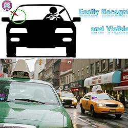 LED Light Sign for Car, Taxi Sign Light Windshield
