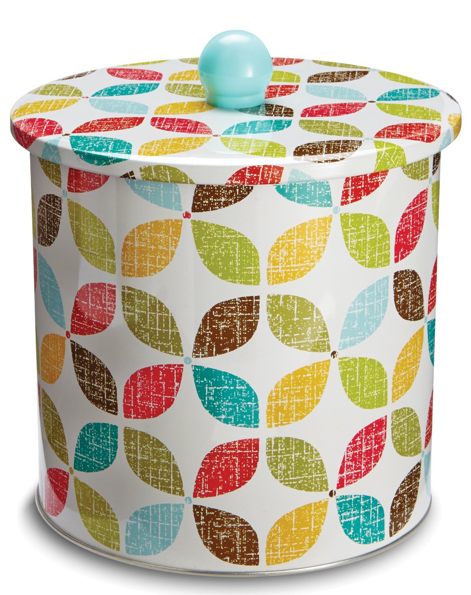 Cooksmart Retro Biscuit Barrel, Tin, MultiColour Amazon.co.uk
