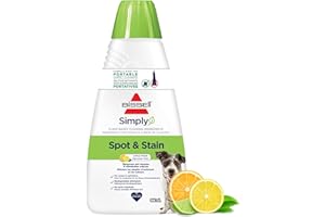 BISSELL Simply Spot & Stain Portable Formula for Portable Carpet and Upholstery Cleaners, Car and Auto Detailer, Solution for