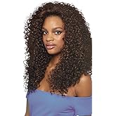 Outre DOMINICAN CURLY BUNDLE HAIR (2 Dark Brown) Batik Quick Weave Synthetic Half Wig