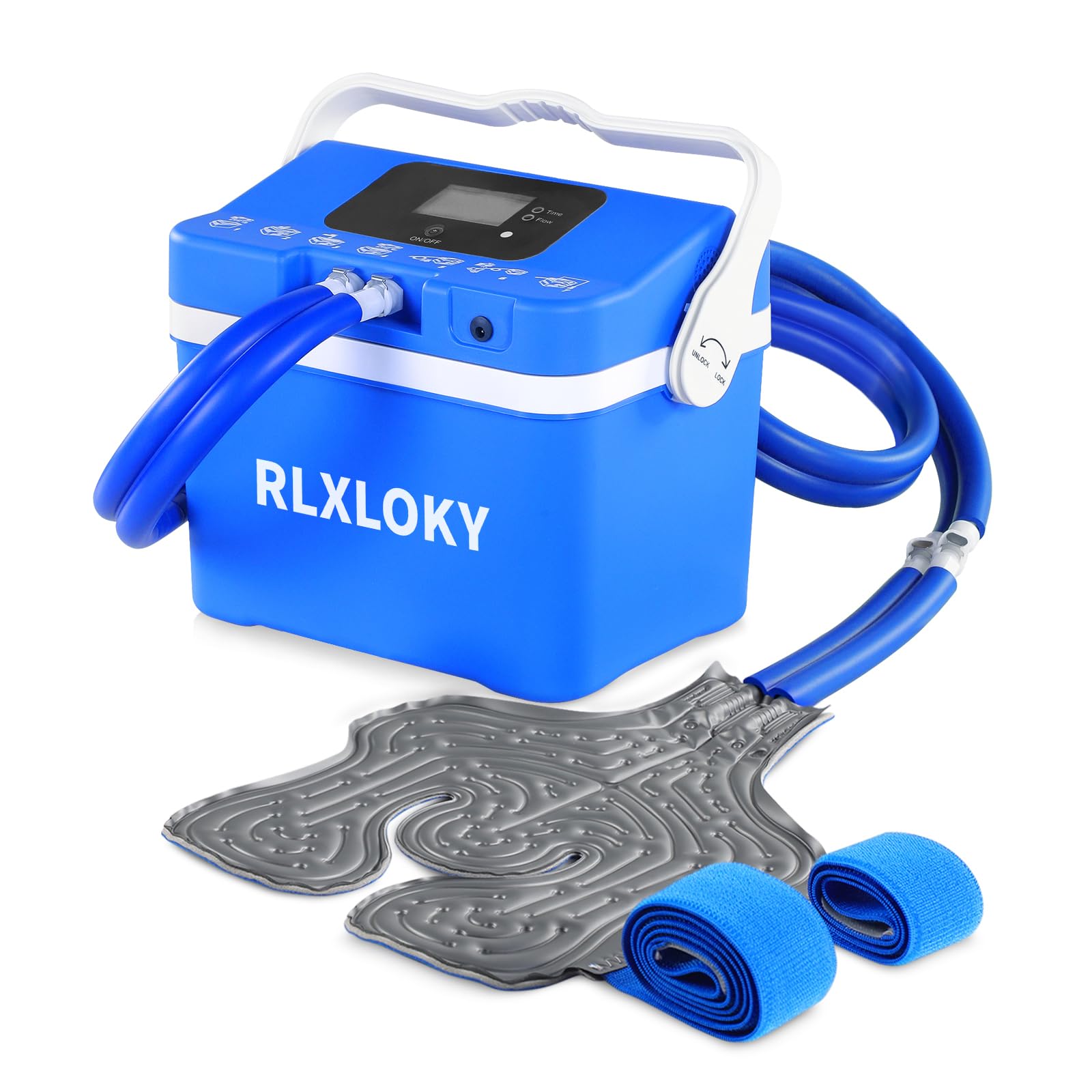 Photo 1 of Cold Therapy Unit for Pain Relief,Cold Therapy System with Universal ice Pack for Knee, Ankle, Shoulder, Back,Ice Therapy Machine with Digital Timer and Ajustable Flow Speed