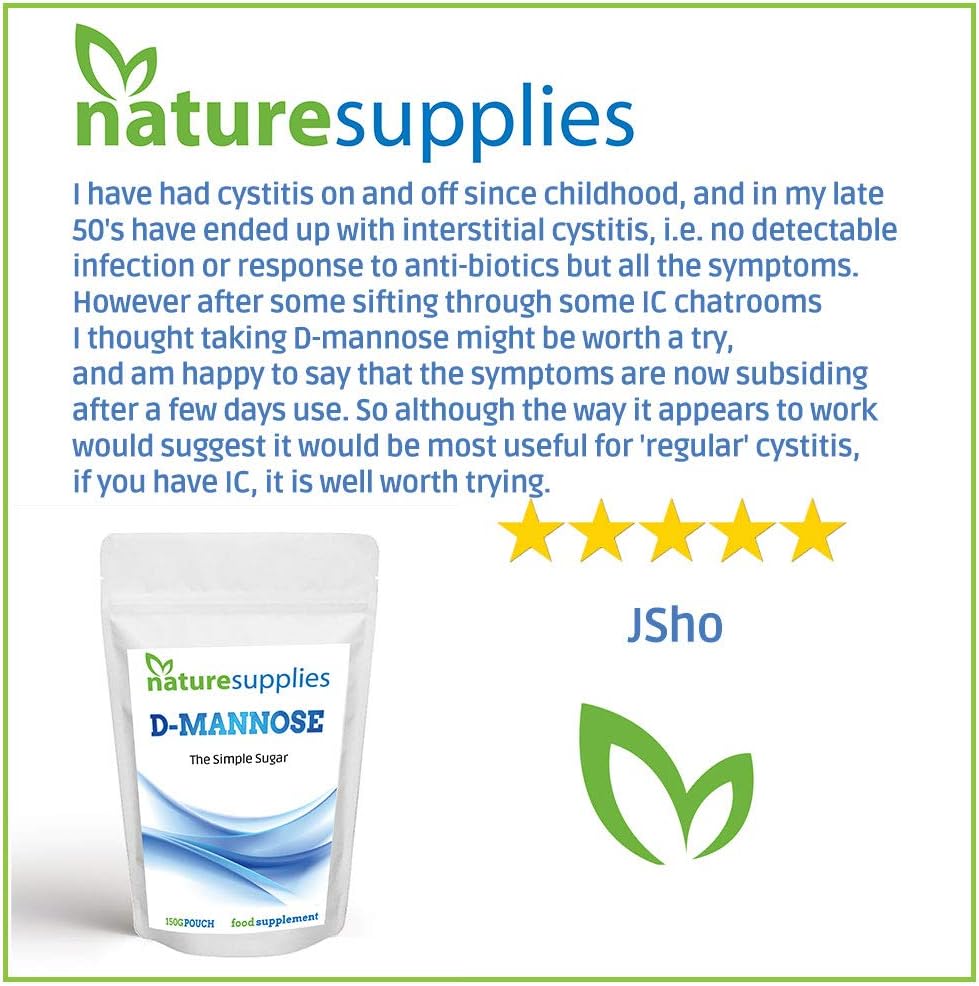 D Mannose Powder 150 g Pack, Pure D-Mannose for Natural Support, (NOT D Mannose Capsules or Tablets) GMO Free, Vegan Friendly - Image 5