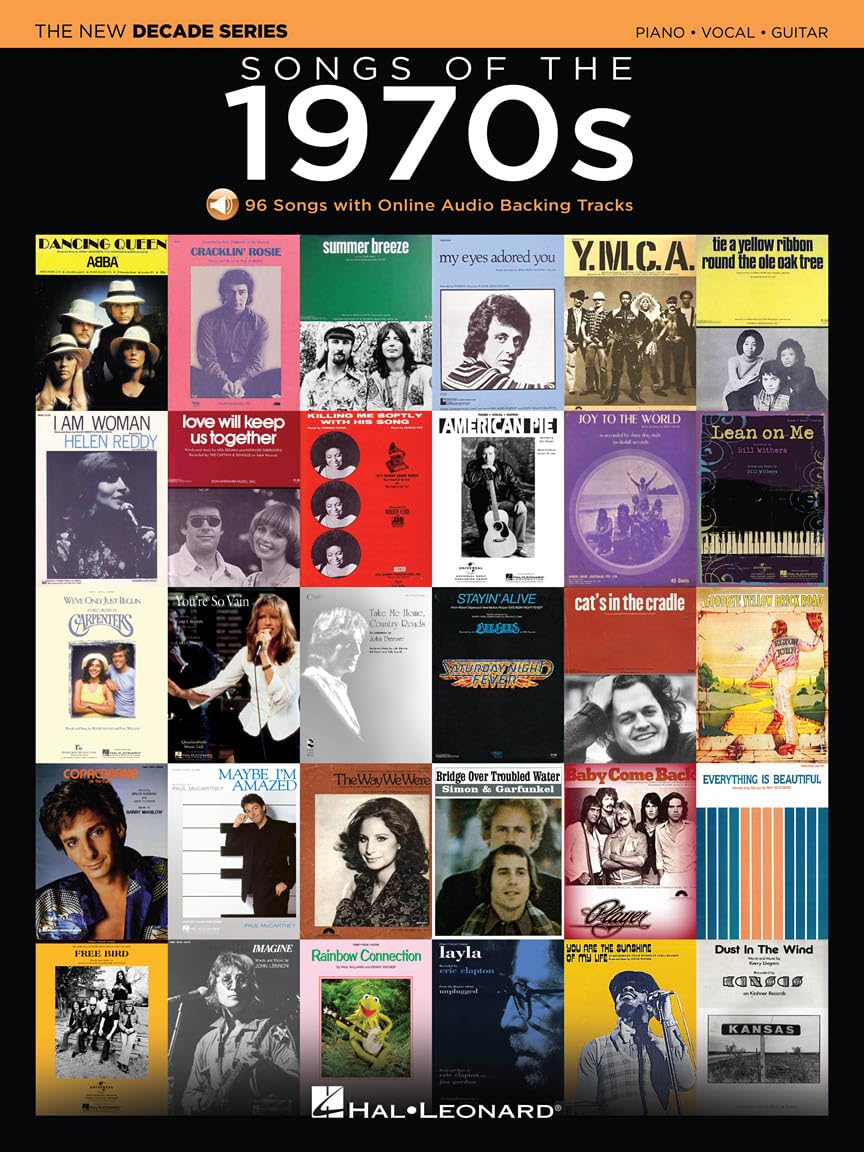 Songs of the 1970s - New Decade Series Book/Online Audio: The New Decade Series with Online Play-Along Backing Tracks