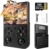 Anbernic RG35XX Pro Retro Handheld Game Console RG35XXPro 4353 Preinstalled | 3.5 Inch IPS Screen Linux System 64G TFCard 3200mAH Battery RG 35XXPro Support HDMI TV Output 5G WiFi Bluetooth 4.2 Black