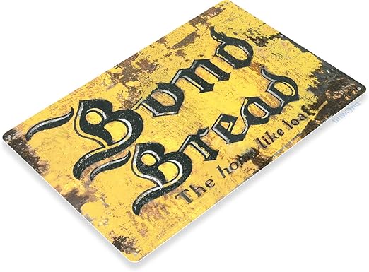 Amazon Com Estano Signo Pan Bond Pared De Metal Decoracion Arte Cocina Granja Almacen A255 Home Kitchen