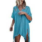 Beskie Bathing Suit Cover Up Bikini Swimsuit Crochet Beachwear Swimwear Dress