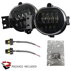 Upgraded Dual Color Super Bright LED Fog Lights for