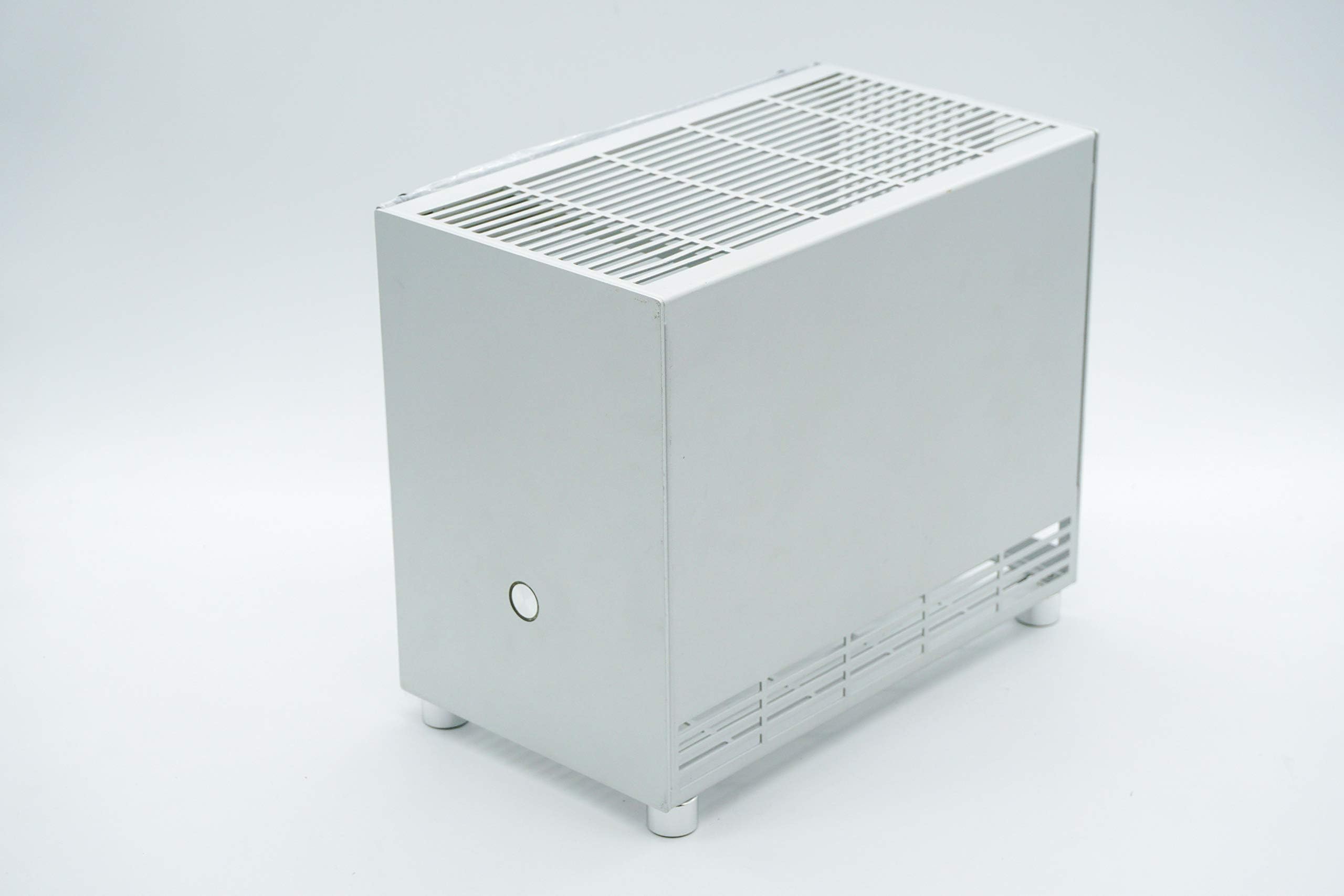 SGPC K70 (K77 V2) ITX Computer Case Aluminum ITX A4 Small PC Case Tempered Glass Side Panel (Silver)