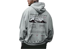 RoseSeek Men's Vintage Graphic Hoodie Long Sleeve Thermal Drawstring Hooded Sweatshirts Fall Pullovers