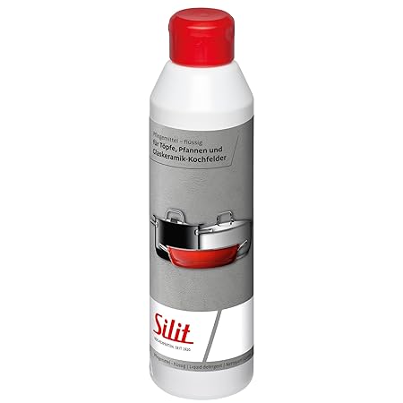 Silit Reiniger, Intensiv-Reiniger für Töpfe, Pfannen und Glaskeramik-Kochfelder, Topfreiniger 250 ml
