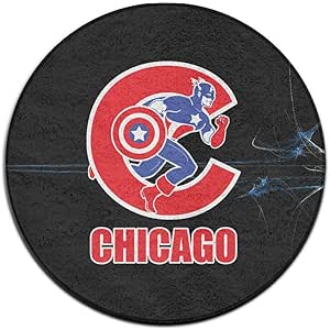 Amazon.com: BOOMY Chicago American Captain Circular Carpet ...