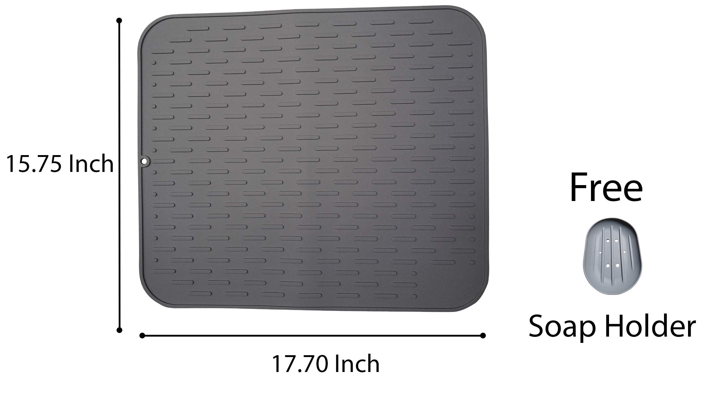 Silicone Dish Drying Mat Large 17.70\
