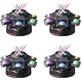 4-Pack Moving Head DJ Lights,150W Party Light with Mixed Lighting Effects, 6 Arms Stage Light Support DMX-512 & Sound Activated, Stage Lights for Party Disco KTV Wedding Club