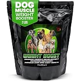 CPN Weight Boost Dog Weight Protein High-Calorie Nutrition Supplement, 2 lb | Weight Boost, Dogs Muscle Gain Supplement, Human Grade Whey Protein, L-Glutamine, Healthy Fats for Active Dogs and Lean Dogs