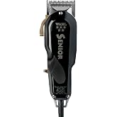 Wahl Professional 5 Star Senior Corded Clipper, V9000 Motor, Model 8545 | Adjustable Taper Lever &amp; Zero-Overlap 0000 Blade for On-Scalp Fading, 3 Guides, 8 Ft Cord, Aluminum Housing, 19 Oz