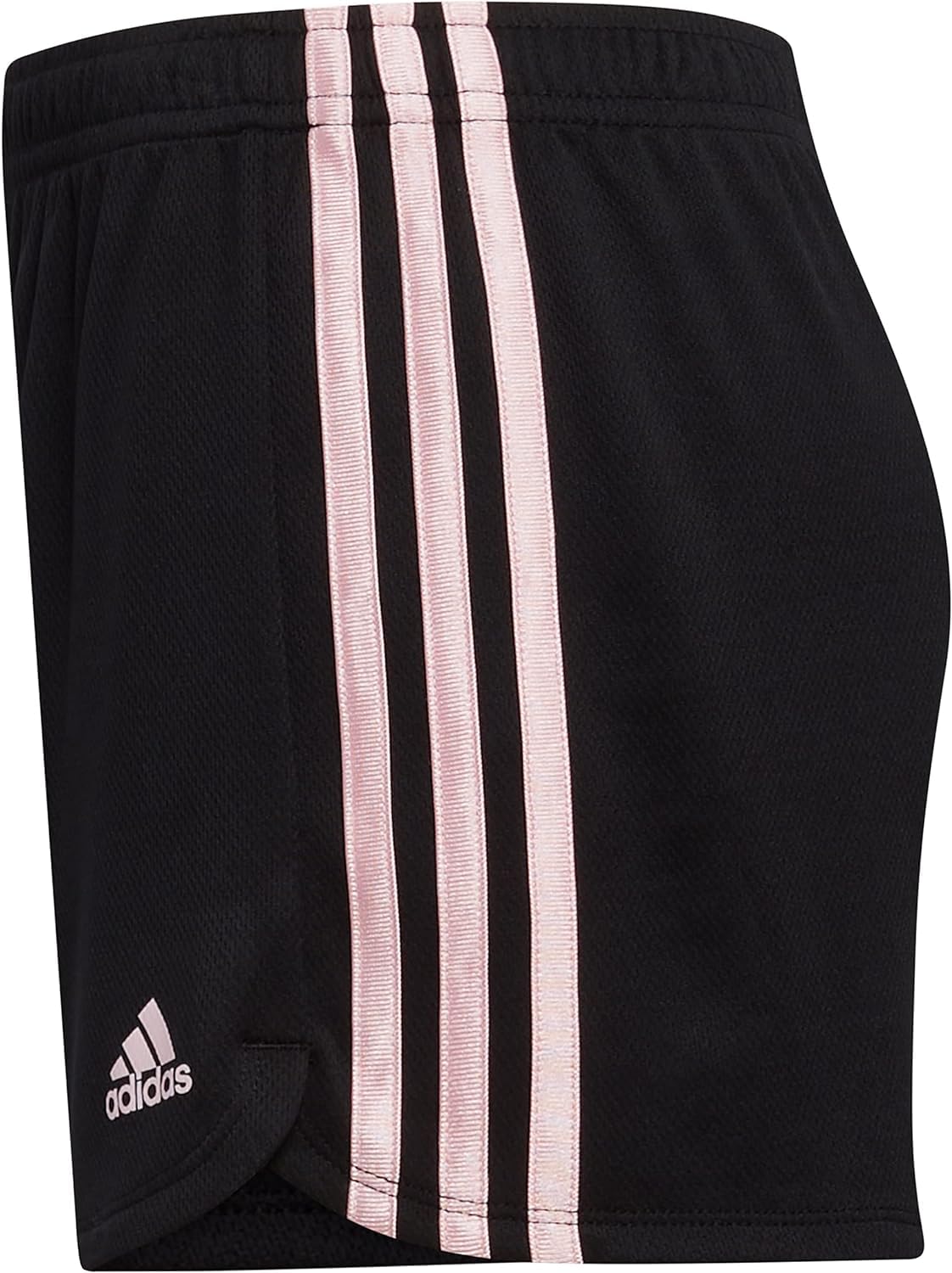 adidas Girls' 3-Stripes Mesh Shorts