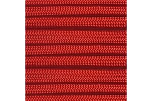 Paracord Planet 10 Foot Hanks of 550 Type III 7 Strand Paracord (Imperial Red 10 Feet)