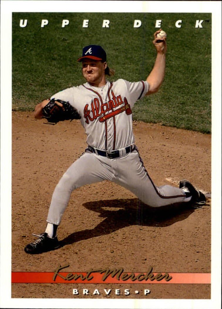 Amazon 1993 Upper Deck Baseball Card 393 Kent Mercker 