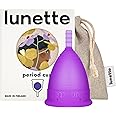 Lunette Menstrual Cup – Best Reusable Period Cup – Wear for 12 Hours and Reuse up to 10 Years, Violet Size 2 for Moderate to Heavy Flow