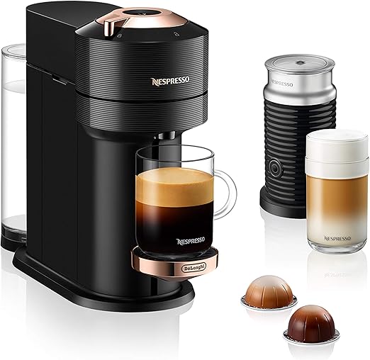 Nespresso Vertuo Next Coffee and Espresso Machine with Aeroccino by De