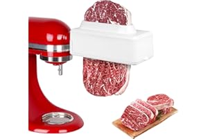 LETOMS Meat Tenderizer Attachment for All KitchenAid Stand Mixers - Updated Stainless Steel Gear Tenderizing Machine, Meat Tenderizer Tool Sturdy and Durable,Dishwasher Safe