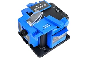 AIGOMC Electric Drill Bit Sharpener, 3-in-1 Multifunction Electric Sharpening Machine for Knife, drill, Chisel, Scissor, Grinder with Adjustable Angles, drill doctor afilador de brocas, Compact Design ﻿
