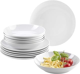 Mäser Barca Teller-Set für 6 Personen, 12-TLG. Tafelservice, Porzellan