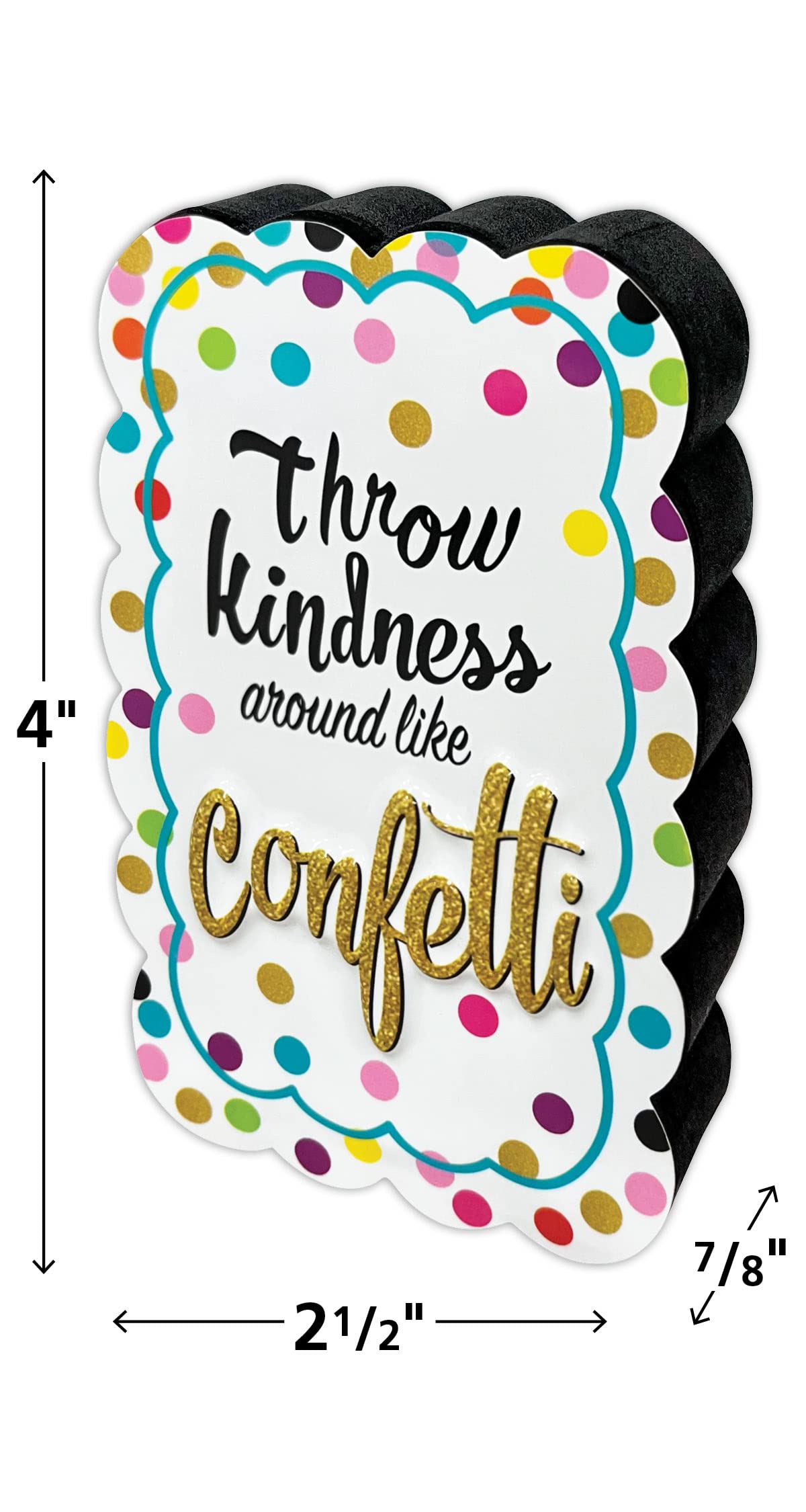 Teacher Created Resources Confetti Magnetic Whiteboard Eraser
