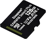 Kingston Canvas Select Plus 128GB microSD Card SDCS2/128GB Class 10 Android