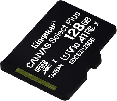 Kingston Canvas Select Plus 128GB microSD Card SDCS2/128GB Class 10 Android