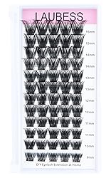 Cluster Lashes Mixed Length Individual Lashes D