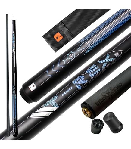 Little Monster Carbon Fiber Break Jump Cue with 3D Printed,3
