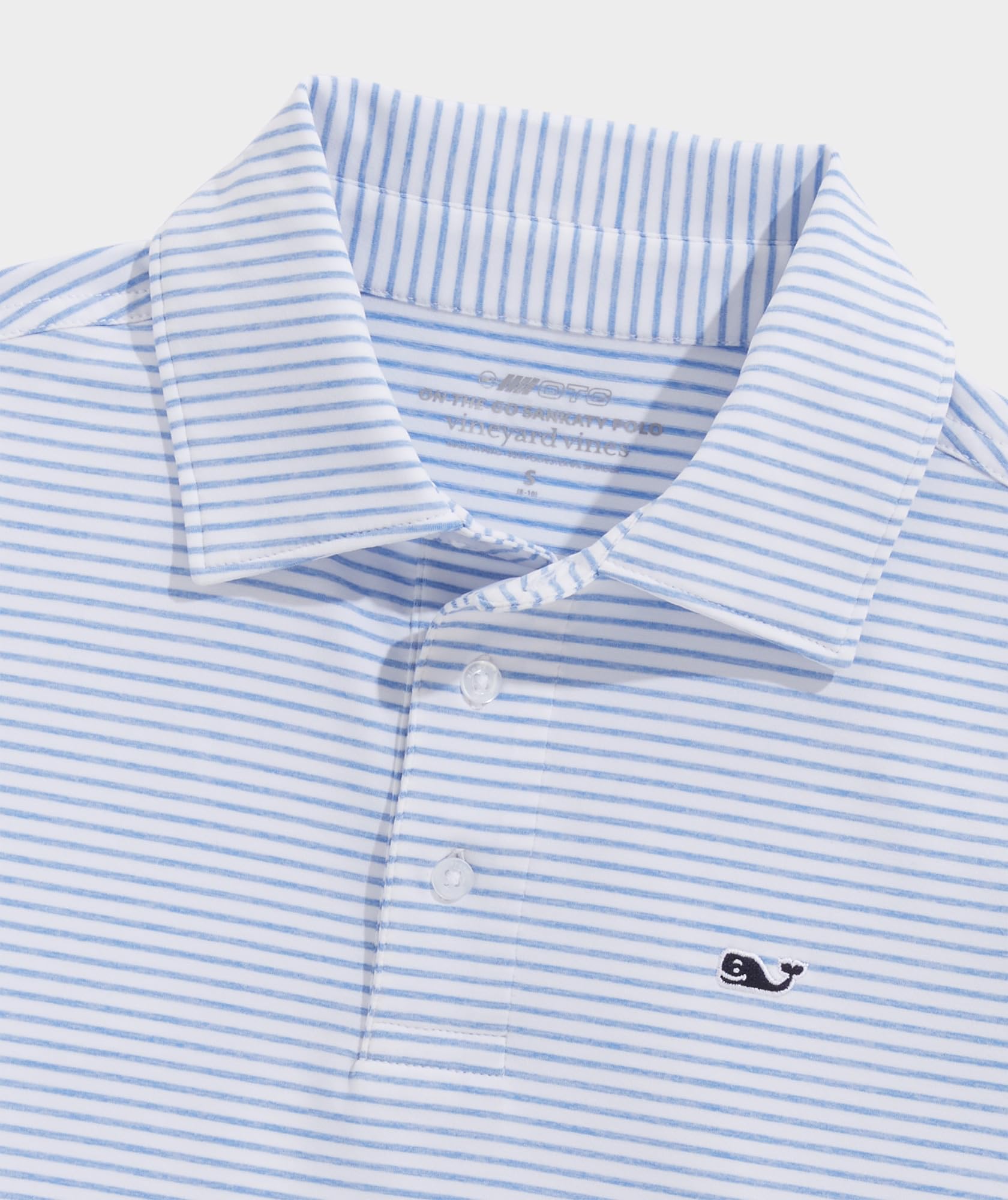 vineyard vines Boys' Bradley Stripe Sankaty Polo