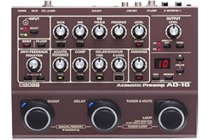 Boss Acoustic Preamp Guitar Processor Pedal (AD-10)