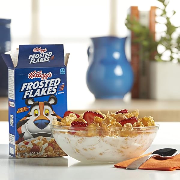 KELLOGG’S FROSTED FLAKES, BREAKFAST CEREAL, ORIGINAL, 1.2OZ (70 COUNT)