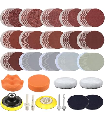 HARFINGTON Lot De 25 Disques Abrasifs à Changement Rapide De 5,1 Cm Grain 120 De