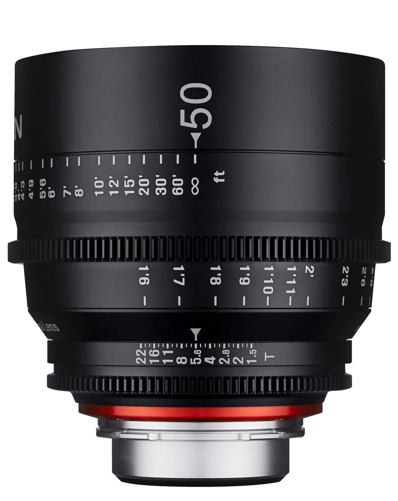 Xeen 15050t1.5 m T1.5 Cine Lens MFT Connection 50 mm Black