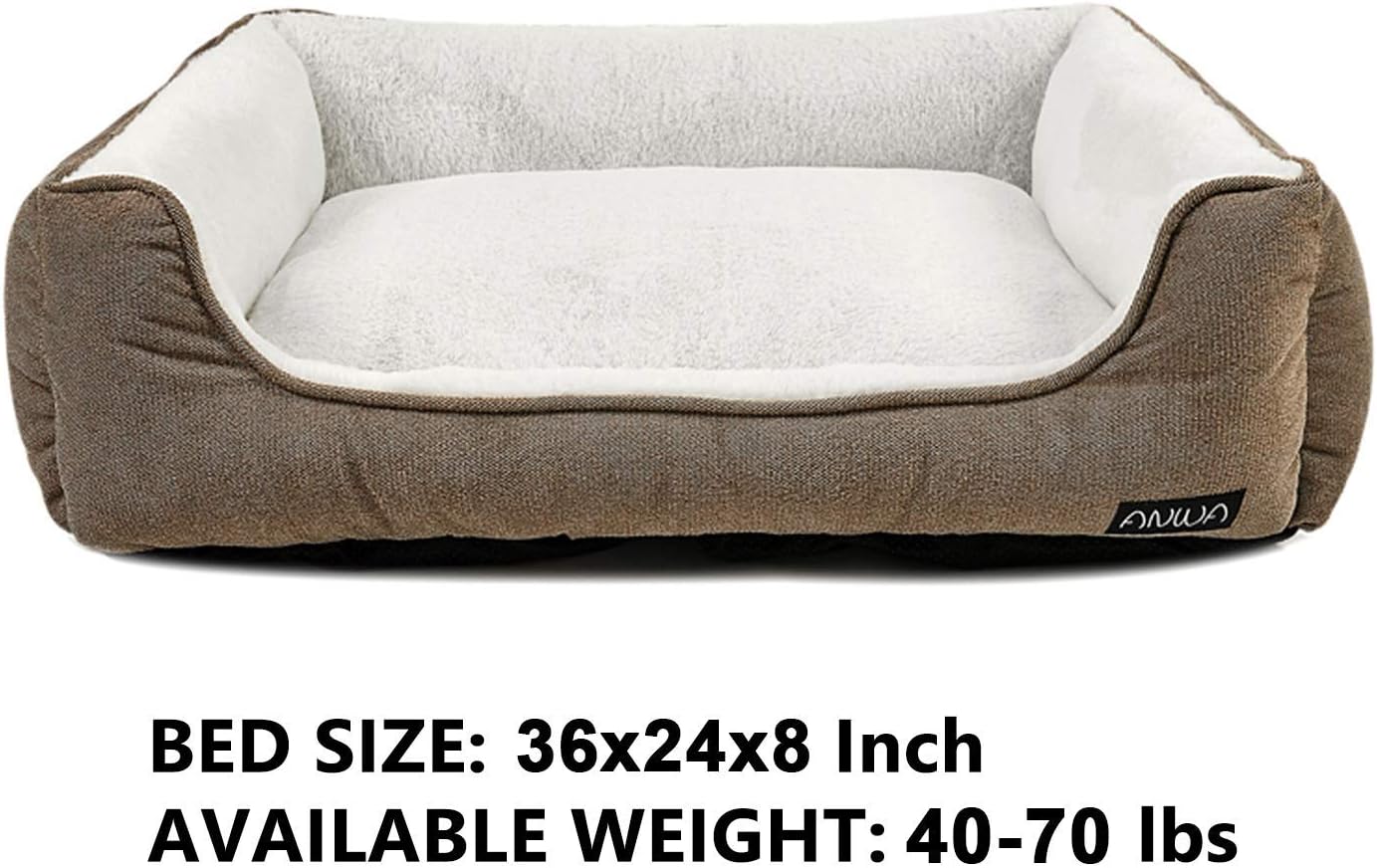 ANWA Washable Dog Bed Large Dogs, Dog Sleeping Bed, Comfortable Dog Bed Large Dogs : Pet Supplies