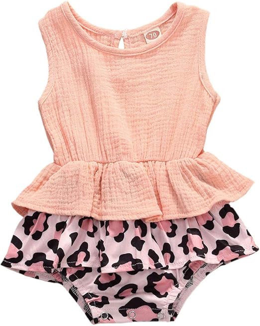 Amazon Co Jp 赤ちゃんの女の子のボディスーツ ヒョウ柄チュチュドレスロンパース 新生児フリルノースリーブベストワンピース ワンピースジャンプスーツ 幼児の夏の服装 服 ファッション小物 Amazon Co Jp 赤ちゃんの女の子のボディスーツ ヒョウ柄チュチュドレスロンパース 新生児フリルノースリーブベストワンピース ワンピースジャンプスーツ 幼児の夏の服装 服 ファッション小物