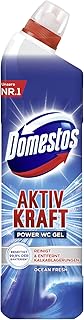 Domestos WC Gel (für strahlende Sauberkeit mit Ocean-Duft), 750ml