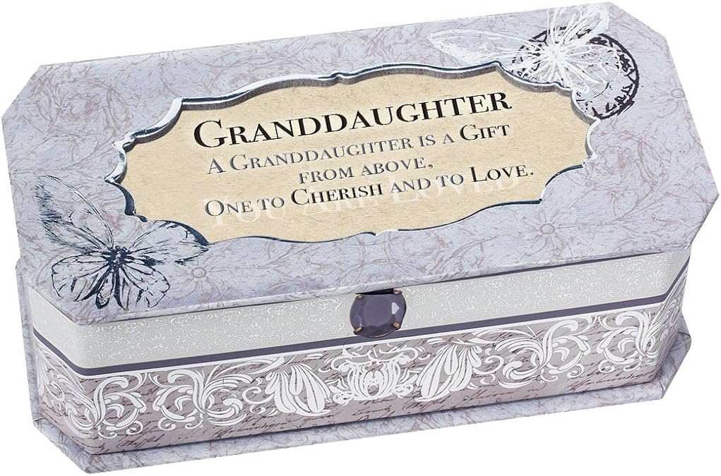 Granddaughter musical jewellery box Cottage Garden Periwinkle range Amazon.co.uk Jewellery
