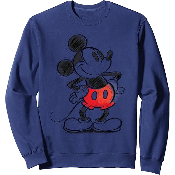 Amazon.com: Disney Mickey Mouse Shadow Pullover Sweatshirt