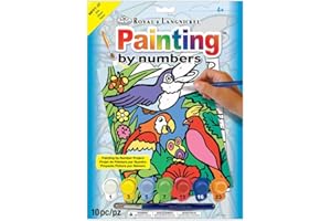 ROYAL & LANGNICKEL Royal Brush My First Paint by Number Kit, 8.75 by 11.375-Inch, Birds (MFP-7)