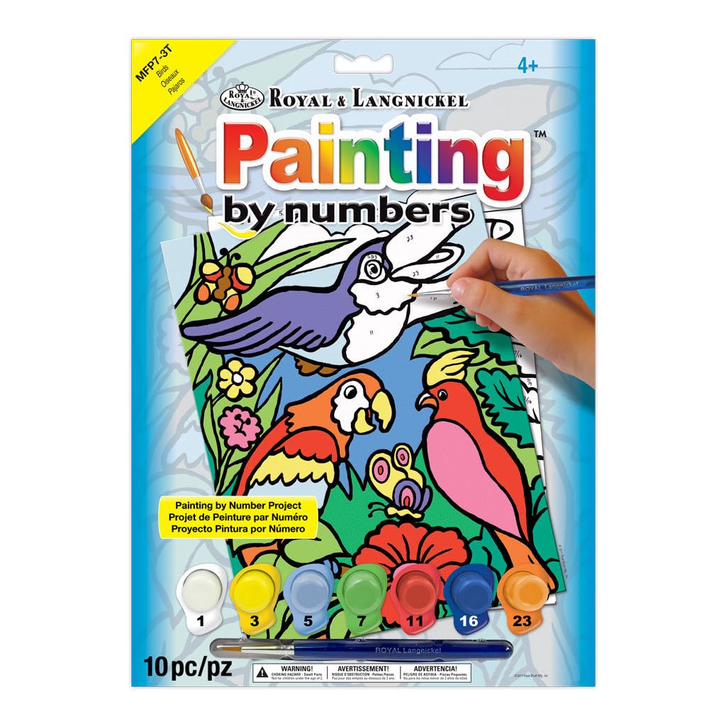 Royal & Langnickel My First Painting by Number Birds Designed Painting Set