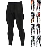 ROAR-INT Compression Pants Men MMA Leggings No-Gi Grappling Spats BJJ Pants Compression Tights Jiu Jitsu Spats