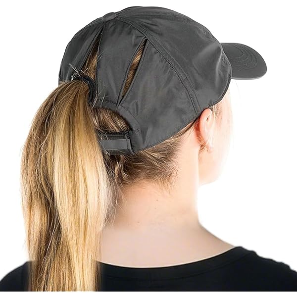 Funky Junque Women's Adjustable High Pony Hat, Beige, One