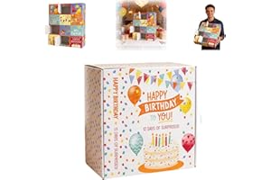 12-Day Diy Birthday Countdown Advent Calendar, Fillable Advent Calendar Box Surprise, For Home Celebrations With Daily Surpri