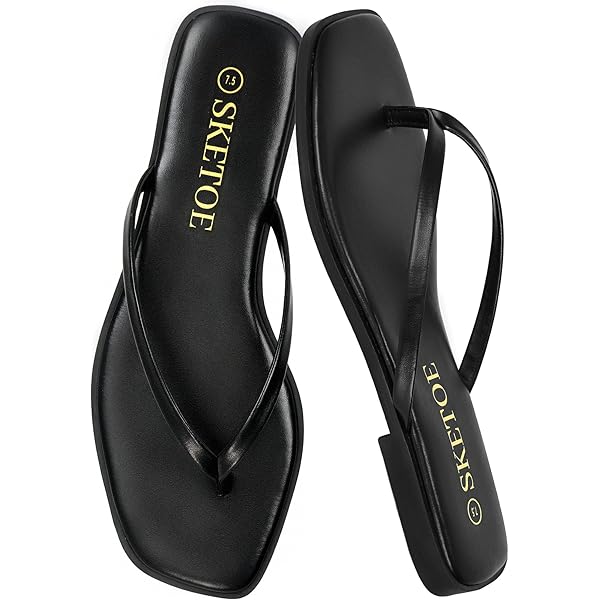 Square Toe Flip Flops Women Pink Square Toe Flip Flops Women