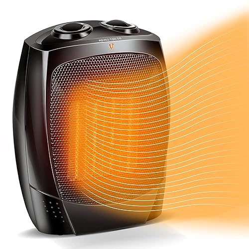 Room Heater Indoor Use, 1500W Quiet Fast-Heating Small Indoor